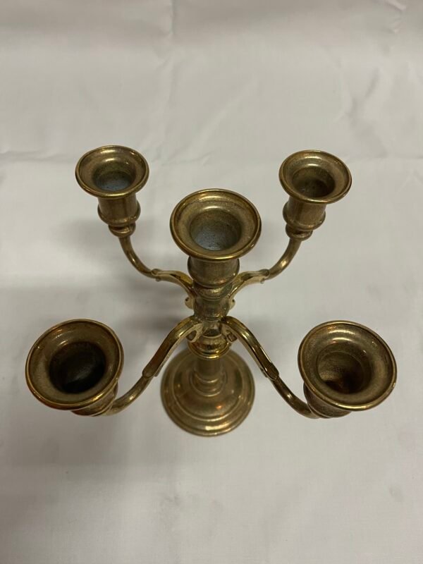 Coppia di candelabri in bronzo XX secolo italian - Image 3