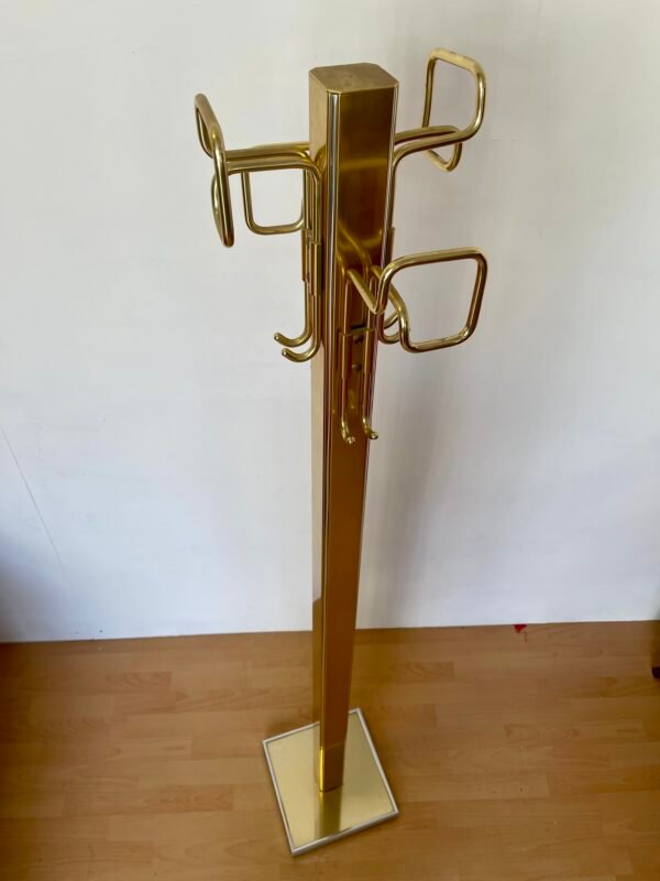 Appendiabiti in ottone vintage stile belga anni '70 - Image 6