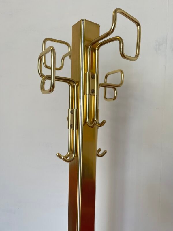 Appendiabiti in ottone vintage stile belga anni '70 - Image 2
