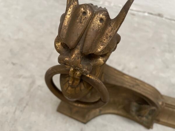 Antico Parafuoco in ottone stile imperio XIX secolo Italian - Image 12