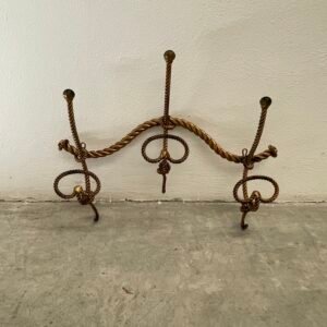 Appendiabiti in bronzo stile corda XX secolo italian