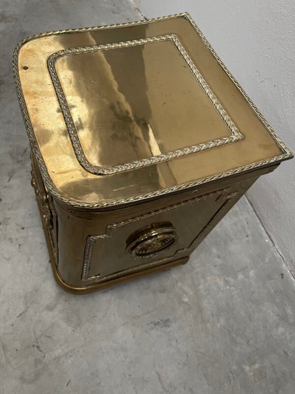 Rara cassa in ottone e bronzo italian anni '40 - Image 3