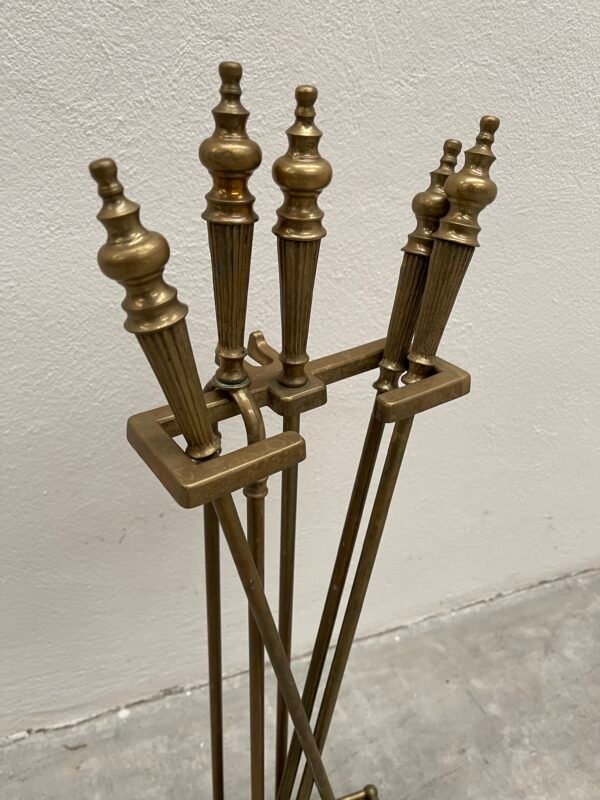 Atrezzi da camino in bronzo stile imperio XX secolo Italian - Image 2