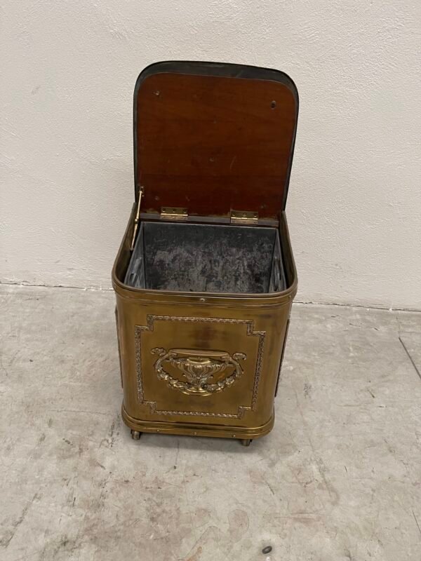 Rara cassa in ottone e bronzo italian anni '40 - Image 4
