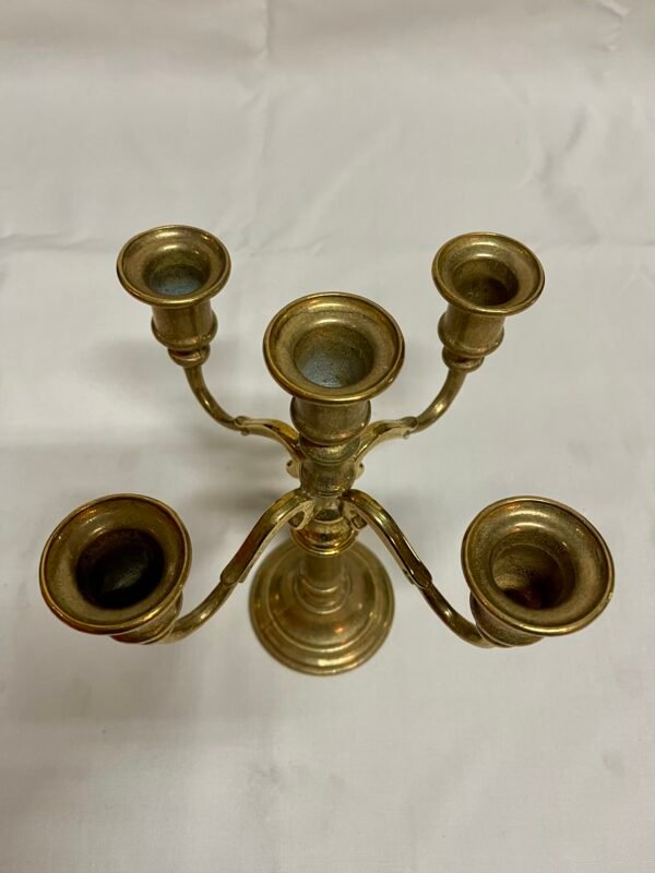 Coppia di candelabri in bronzo XX secolo italian - Image 10