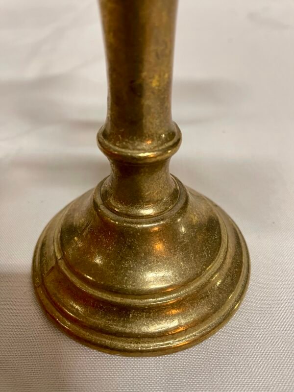 Coppia di candelabri in bronzo XX secolo italian - Image 6