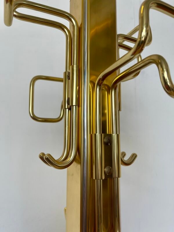 Appendiabiti in ottone vintage stile belga anni '70 - Image 13