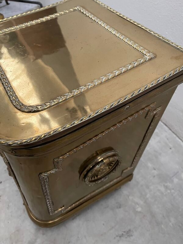 Rara cassa in ottone e bronzo italian anni '40 - Image 2