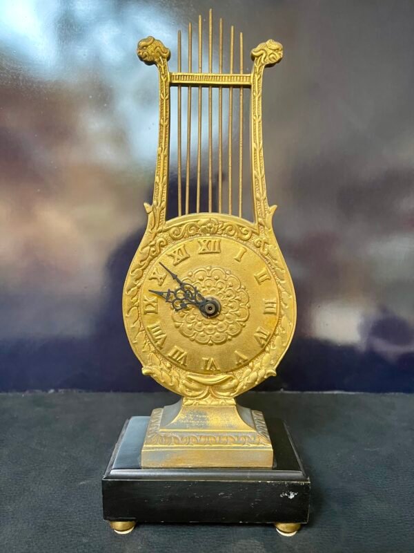 Orologio “a lira” in stile Impero - Image 3