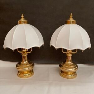 Lampade da Tavolo Vintage in Ottone