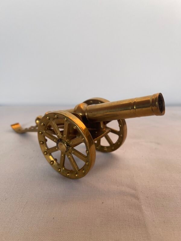 Cannone Decorativo in Ottone – Miniatura da Collezione - Image 4