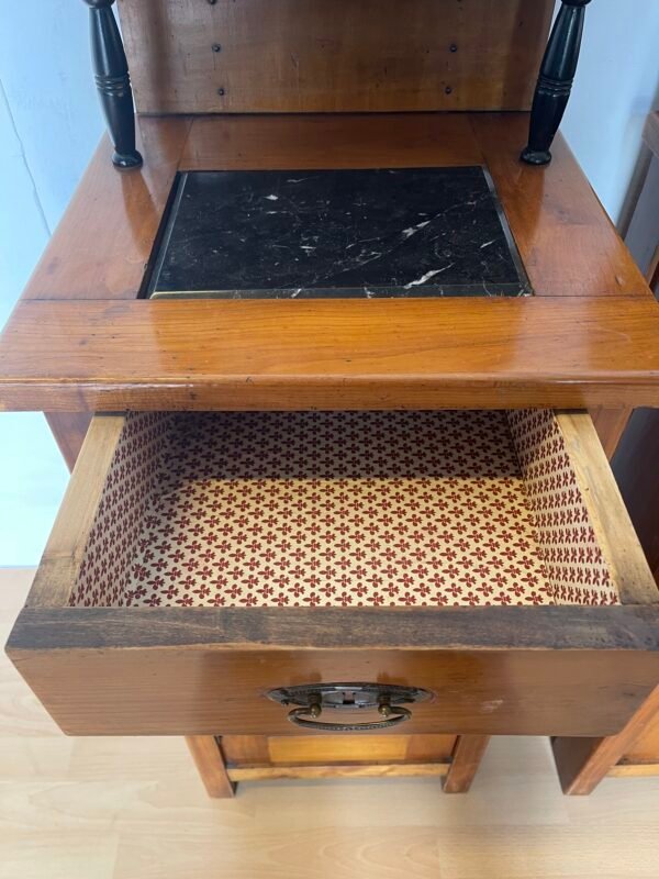 Mobiletto credenza con alzata in legno massello - Image 3
