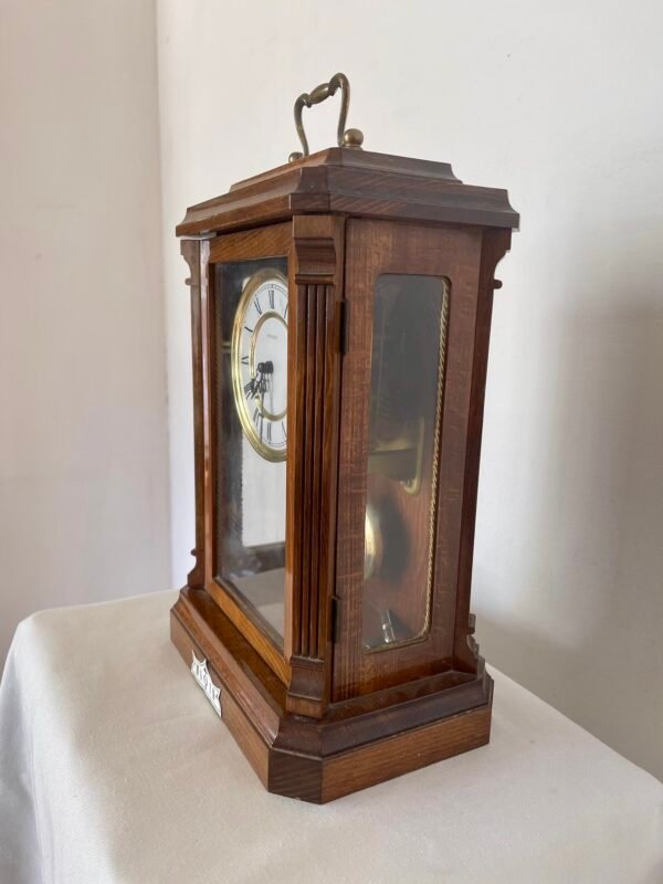 Orologio a pendolo da tavolo Kienzle in legno massello, carica manuale - Image 4