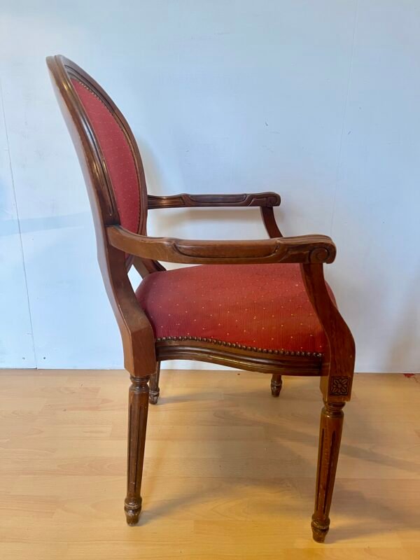 Colonnina d'appoggio vintage in legno massello - Image 4