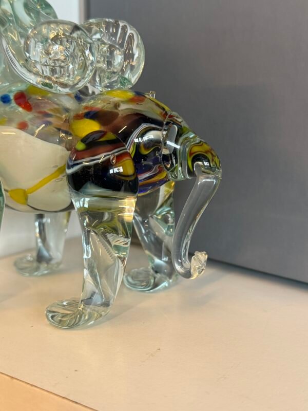 Scultura in Vetro di Murano – Cane con Dettagli Policromi - Image 5