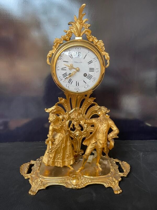Orologio con scena galante Rococò - Image 2
