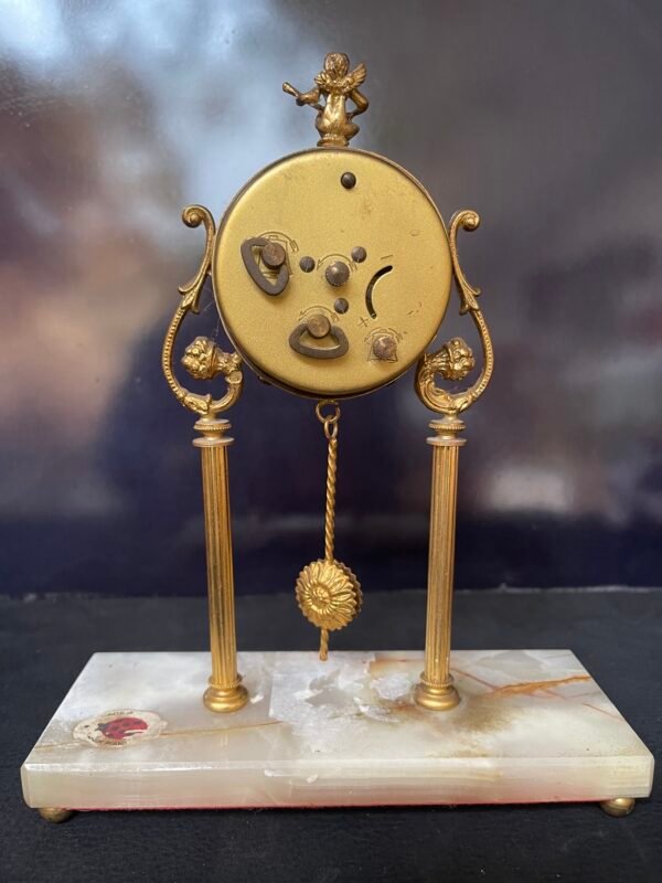 Orologio da tavolo “Ritz” con base in onice - Image 3