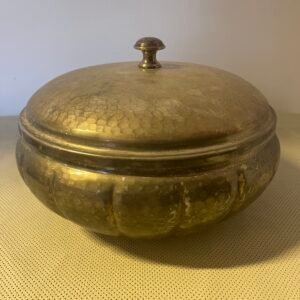 Scatola portagioie in ottone lavorato