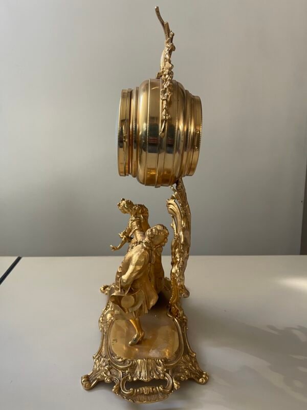 Orologio da Tavolo Antico in Stile Rococò Francese - Image 3
