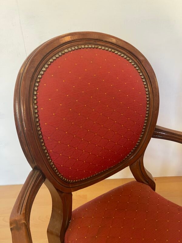 Colonnina d'appoggio vintage in legno massello - Image 2