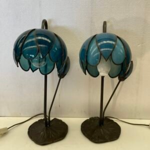 Set coppia lampade vintage anni 50