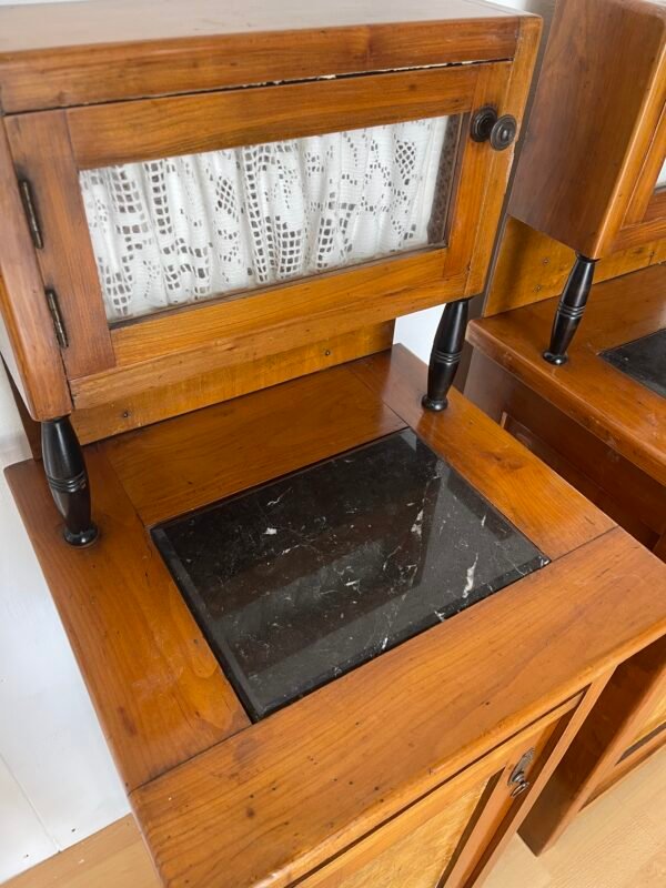 Mobiletto credenza con alzata in legno massello - Image 2