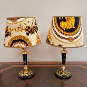 Coppia di Lampade da Tavolo Stile Barocco – Design Elegante e Raffinato