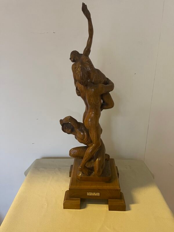 Scultura in legno “Il ratto delle Sabine” – riproduzione