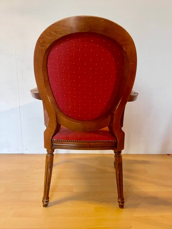 Colonnina d'appoggio vintage in legno massello - Image 5