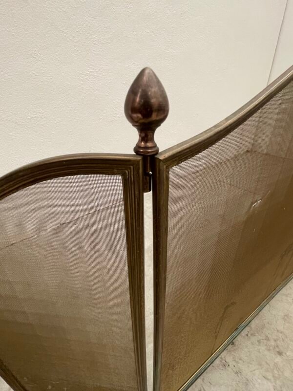Turk Parascintille In Ottone Battuto Anticato - 78003 - Altezza 91 Cm