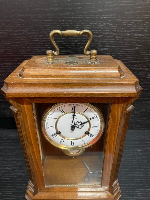 Orologio a pendolo vintage da tavolo in legno – marca Kienzle - Image 3