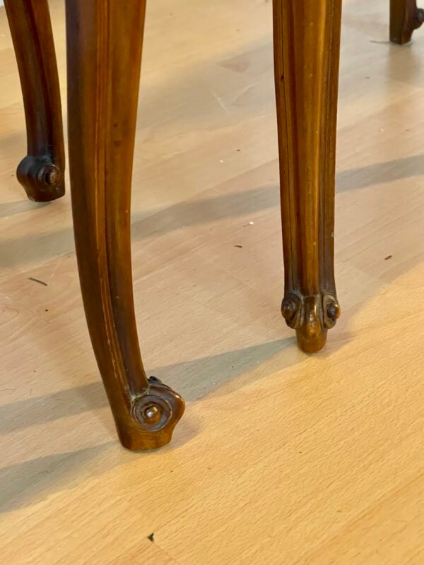 Coppia di comodini vintage in legno massello - Stile classico - Image 3
