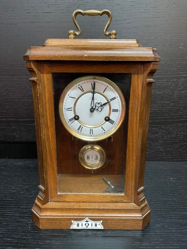 Orologio a pendolo vintage da tavolo in legno – marca Kienzle - Image 2
