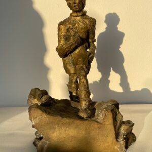 Scultura in Bronzo – Figura Maschile in Marcia