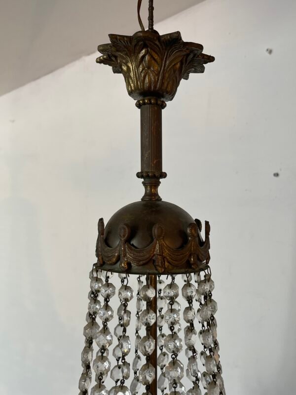 Lampadario in ottone - Image 4