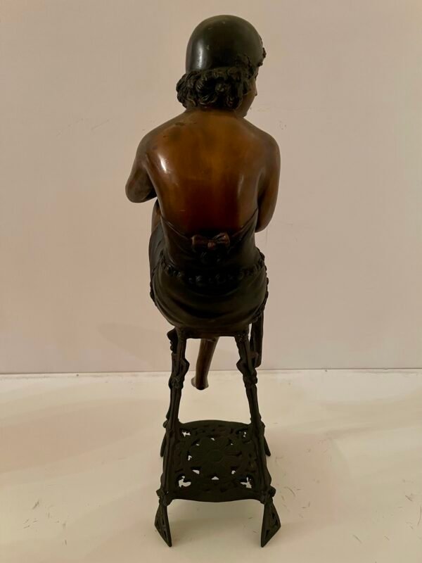 "La Coppa del Piacere" – Scultura in stile Art Déco - Image 5