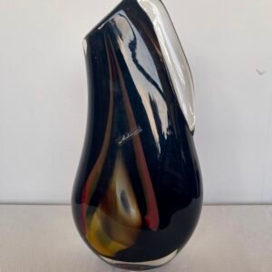 Scultura/Vaso in Vetro Sommerso Firmato – Murano Style