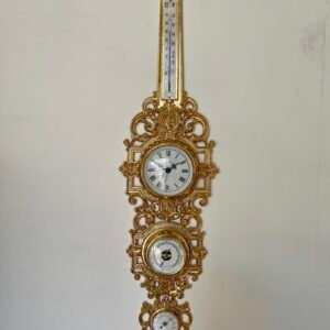 Stazione meteo decorativa con orologio