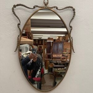 Specchio in ottone e vetro