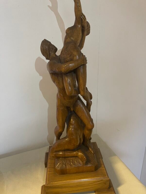 Scultura in legno “Il ratto delle Sabine” – riproduzione - Image 3