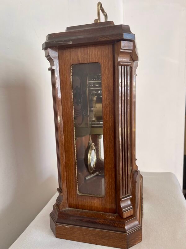 Orologio a pendolo da tavolo Kienzle in legno massello, carica manuale - Image 2