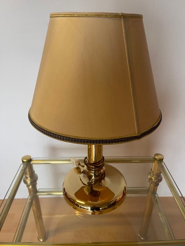Tavolino in ottone e vetro, stile Moderno anni '70 - Image 4
