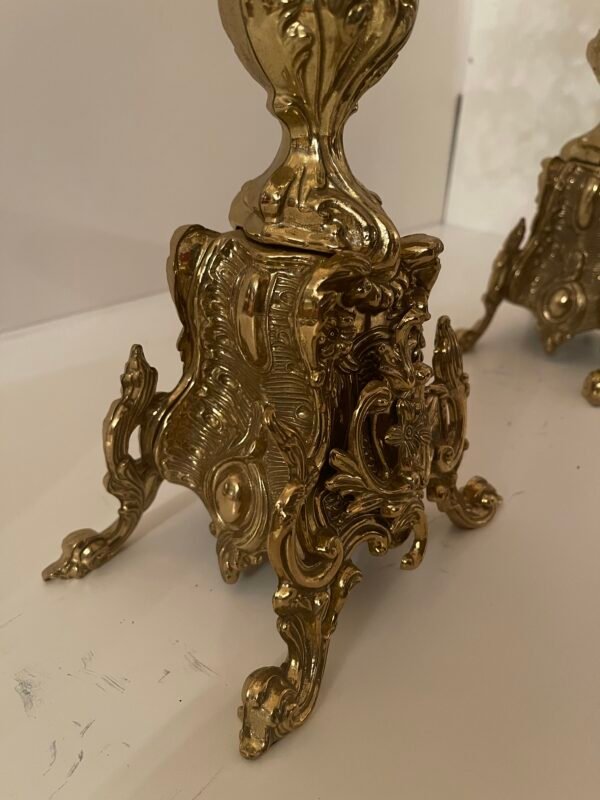 "Reali d’Ottone" – Coppia di candelabri a 5 fiamme in stile Luigi XV - Image 2