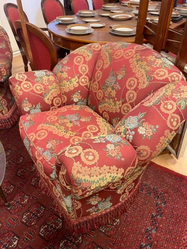 Salotto vintage completo in stile classico – 3 pezzi - Image 2