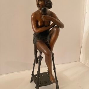 "La Coppa del Piacere", Scultura in stile Art Déco
