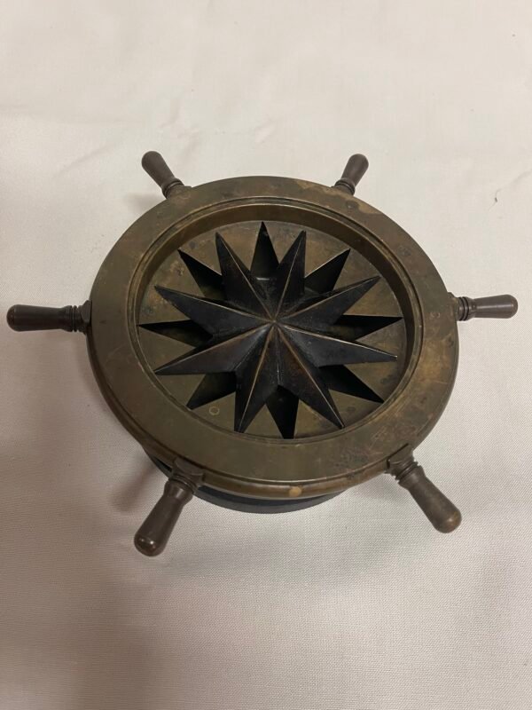 Rosa dei venti decorativa in ottone – Stile nautico vintage - Image 4