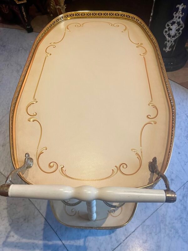 Carrello Portavivande Vintage Stile Rococò - Image 4