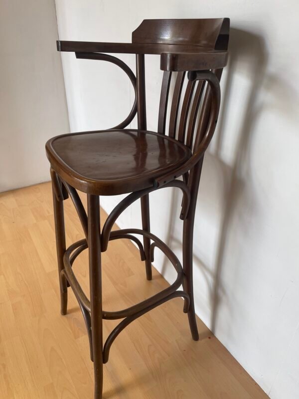 Sgabello da Bar Thonet in Legno Curvato - Stile Bistro Classico - Image 3