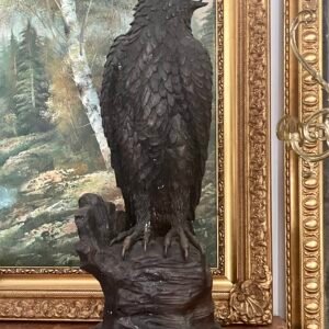 Scultura d'Aquila in Bronzo / Metallo Patinato