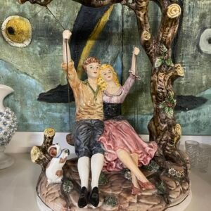 Coppia su Altalena "Nao Lladro" o similare - Collezione Natalia